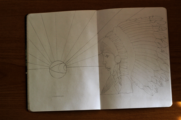 CzrArt: Time Traveler Sketchbook Project: Sketch Phase: Page 10
