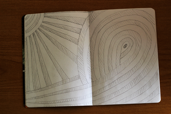 CzrArt: Time Traveler Sketchbook Project: Sketch Phase: Page 6