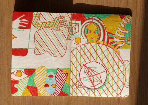 CzrArt: Time Traveler Sketchbook Project: Final: Page 15