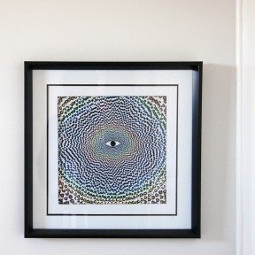 CzrArt: Fractal Eye - Framed