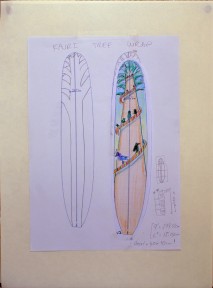 CzrArt: Roger Hall Vintage Reissue Longboard Artwork 1