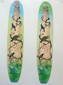 CzrArt: Roger Hall Vintage Reissue Longboard Artwork 7