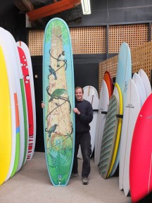 CzrArt: Roger Hall Vintage Reissue Longboard 1