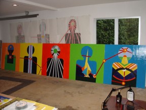 CzrArt - Wall of Paradise progress photo